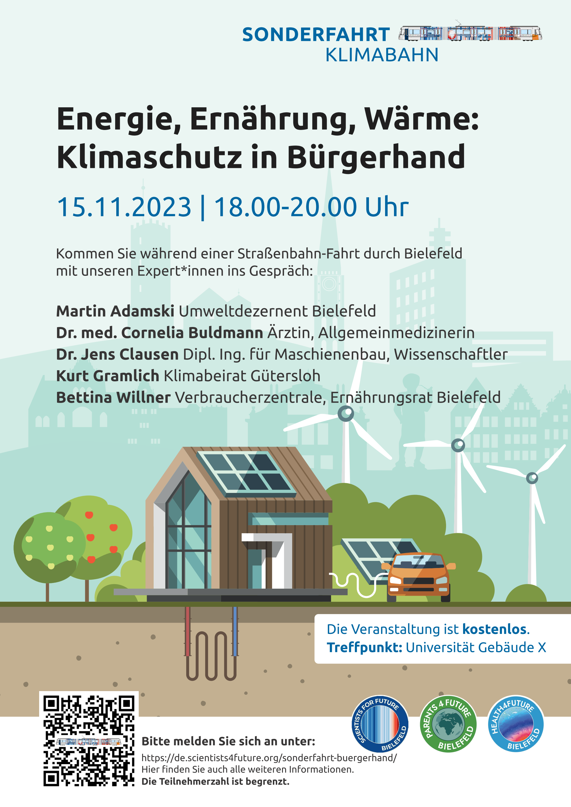 Sonderfahrt der Klimabahn Bielefeld am 15.11.2023